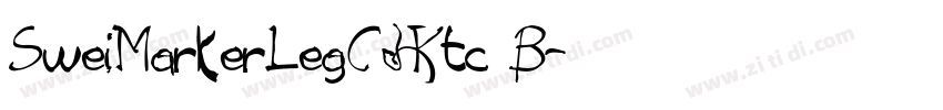 SweiMarkerLegCJKtc B字体转换